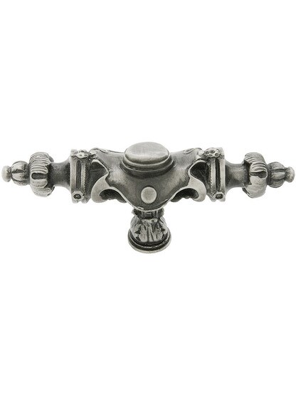 Pembridge Cabinet Pull - 3 5/8 inch x 1 inch in Antique Pewter.